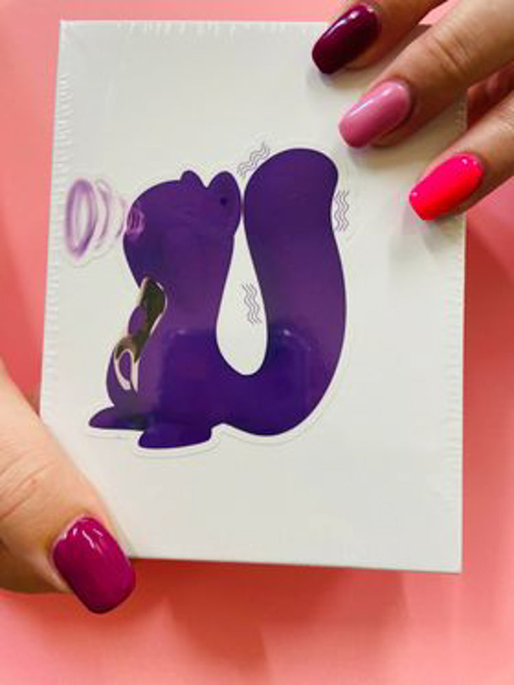 10 Speed Silicone Squirrel Pink/Purple Vibrator