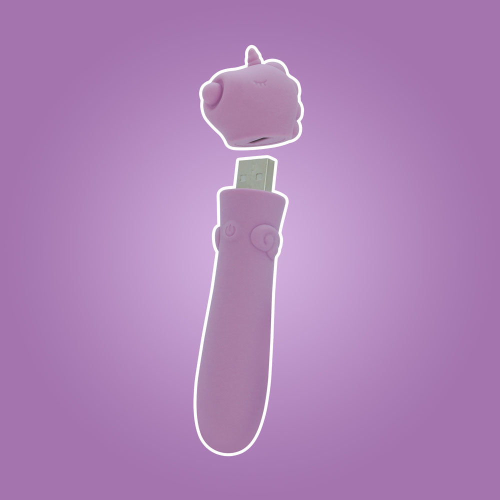Unihorn - USB Bullet - Karma Lilac - Lilac USB Rechargeable Vibrating Bullet-UNIKLBUL