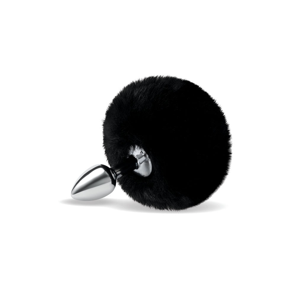 WhipSmart Furry Tales Black Bunny Tail-(ws3501)
