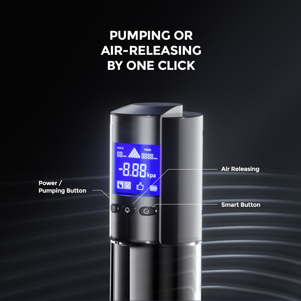 LuvPump Smart Penis Pump - Clear USB Rechargeable Automatic Penis Pump - ZD-05-09