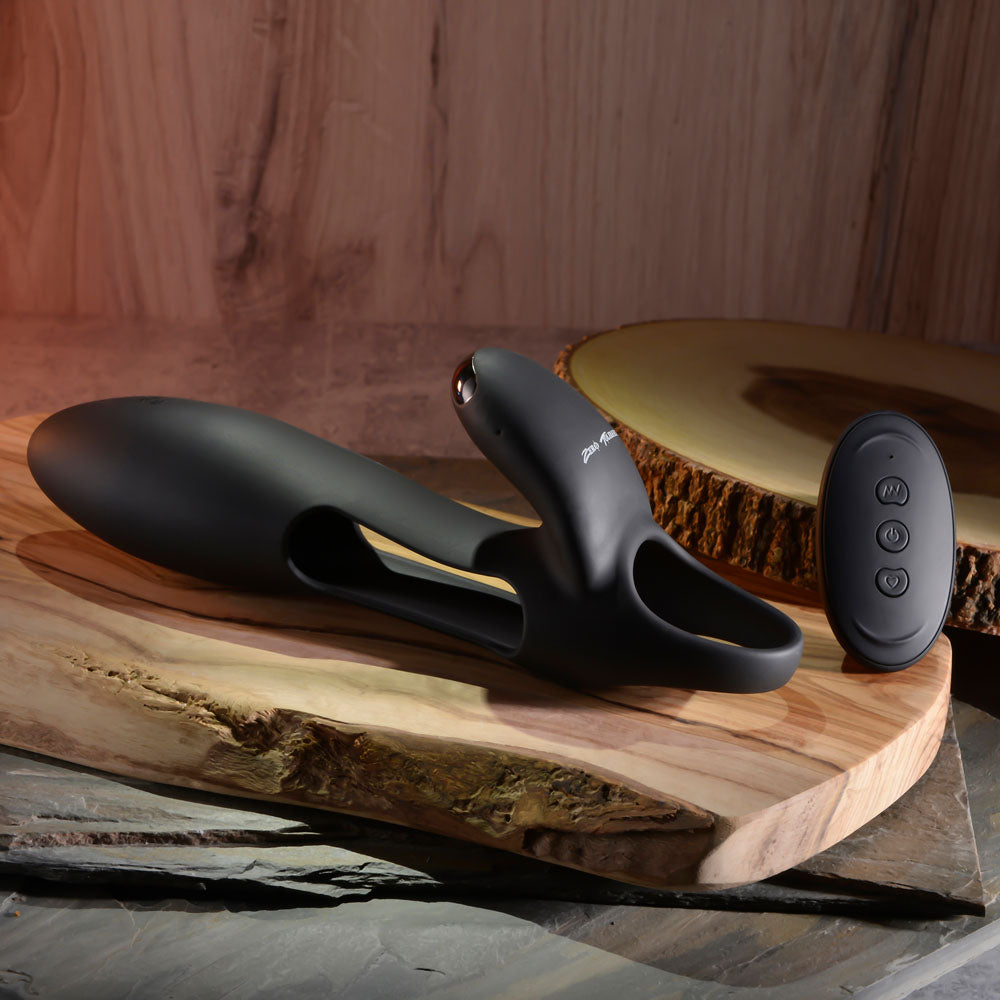 Zero Tolerance NAUTILUS - Black USB Rechargeable Vibrating Penis Extender Sleeve-ZE-RS-5605-2