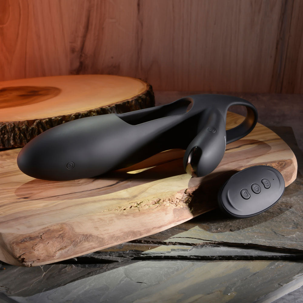 Zero Tolerance NAUTILUS - Black USB Rechargeable Vibrating Penis Extender Sleeve-ZE-RS-5605-2