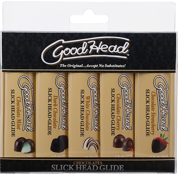 Slick Head Glide Chocolates - 5 Pack-1361-46-BX