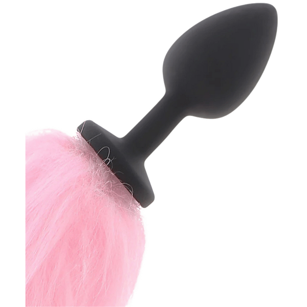 Unicorn Tail & Buttplug LED (Black)-17209-BLACK