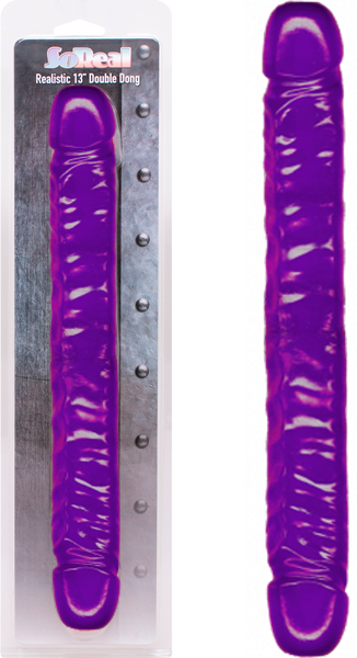 So Real Double Dong 13" - Lavender