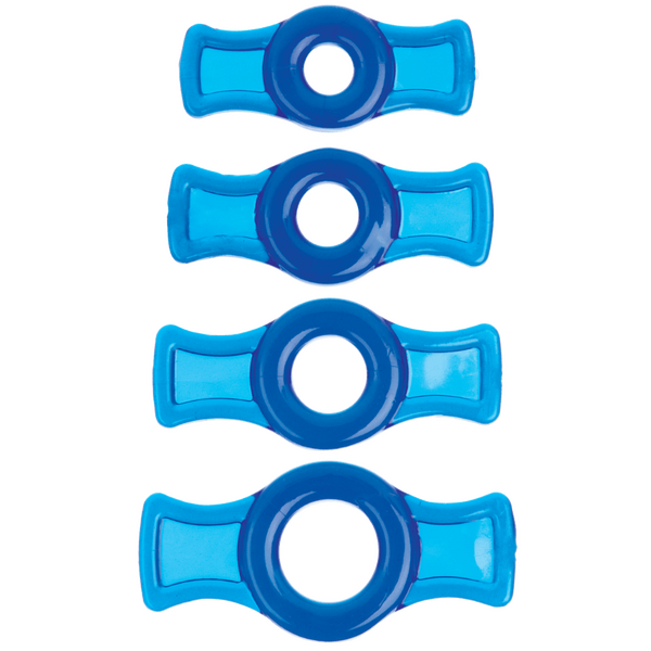 Cock Ring Set (Blue)-3503-06-CD