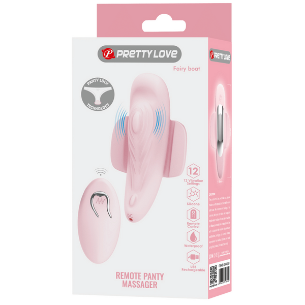 Remote Panty Massager -Fairy Boat (Pink)-BI-014415W