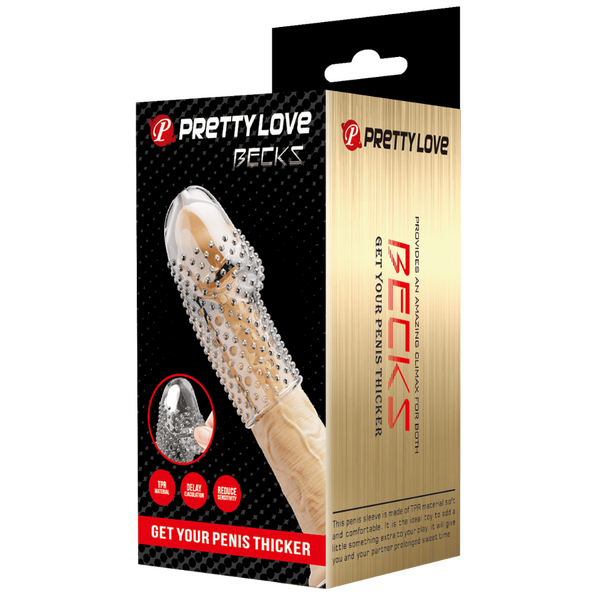 Penis Sleeve - Becks (Clear)-BI-026290M