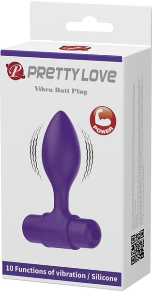 Vibra Butt Plug (Purple)-BI-040077-1