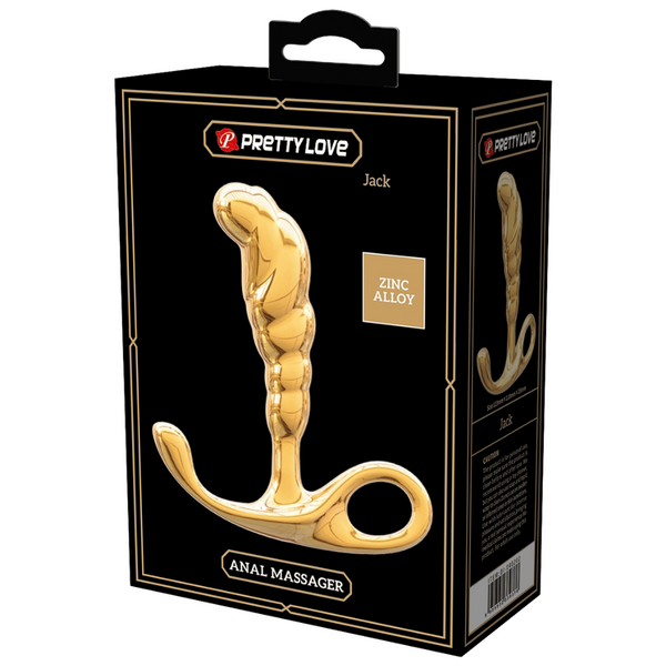 Anal Massager Probe - Jack (Gold)-BI-040202