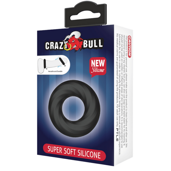 Super Soft Silicone Cockring - Twist-BI-210181