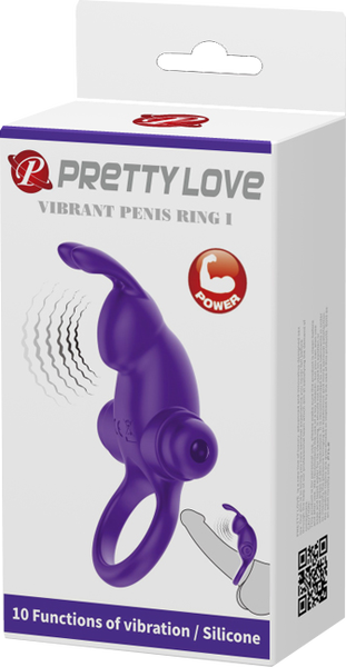 Vibrant Penis Ring I (Purple)-BI-210204-1