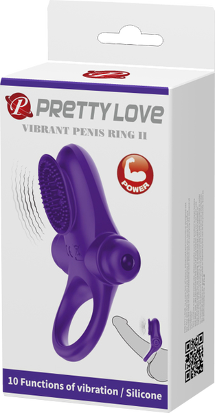 Vibrant Penis Ring II (Purple)-BI-210205-1