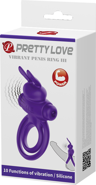 Vibrant Penis Ring III (Purple)-BI-210206-1