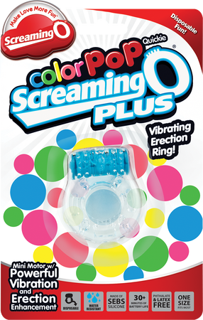 Screaming O Color Pop Quickie Plus (Blue)-CP-SOP-BU-101