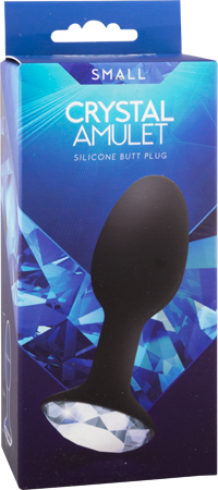 Crystal Amulet Silicone Buttplug - Small-F0141B10PGBX