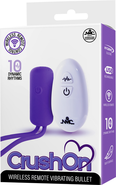 Wireless Remote Vibrating Bullet (Purple)-FVRQ005A00-022