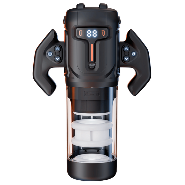 Turbo - Thrusting & Rotating Male Masturbator (Black)