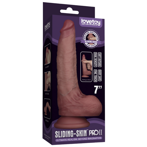 7'' Dual Layer Silicone Dong-LV417105