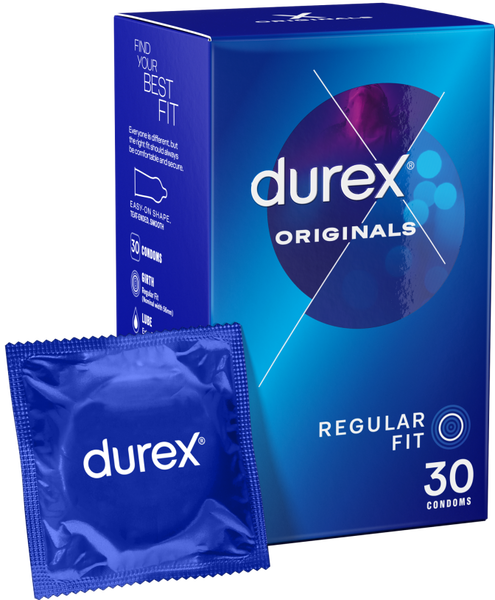 Originals - Regular Fit - 150 Condoms Retail Pack - Durex
