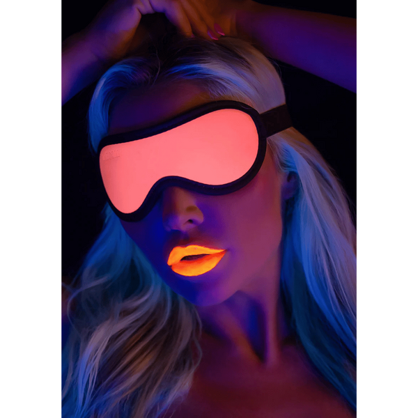 Glow Blindfold (Pink)-17202-PINK