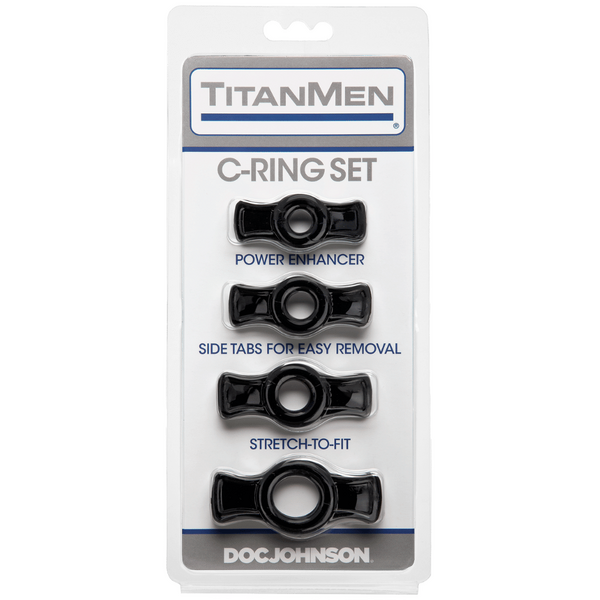 Cock Ring Set (Black)-3503-05-CD