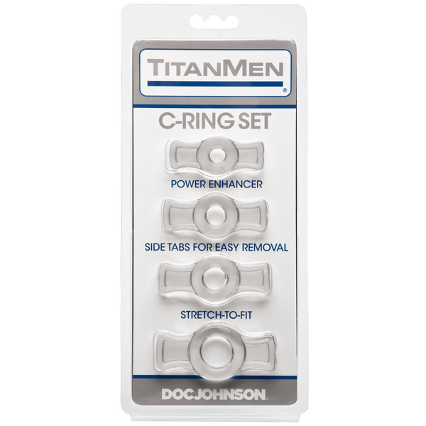 Cock Ring Set (Clear)-3503-07-CD