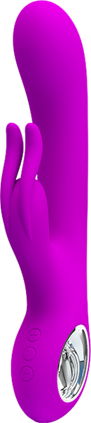 Rechargeable Hot Rabbit (Purple)-BI-014480