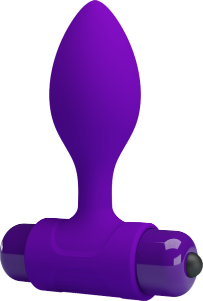Vibra Butt Plug (Purple)-BI-040077-1