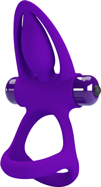 Vibrating Cock Ring (Purple)-BI-210306