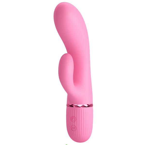 Super Soft Silicone Dual Motor Marski (Pink)-BW-500059