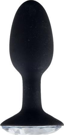 Crystal Amulet Silicone Buttplug - Small-F0141B10PGBX