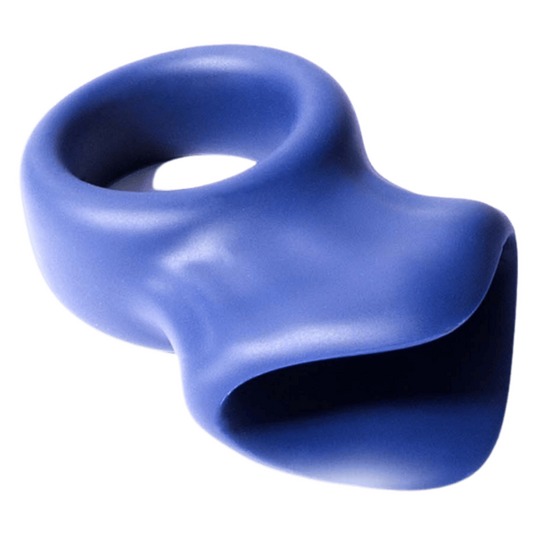 Silicone Cock & Ball Ornament - (Blue)