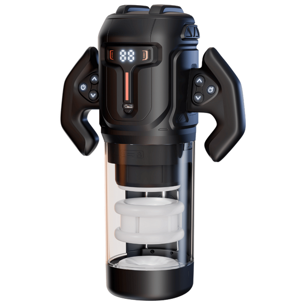 Turbo - Thrusting & Rotating Male Masturbator (Black)