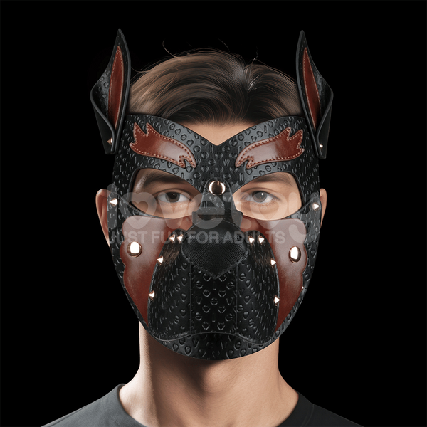 Howl Pup Mask (Black/Red)-LV766004