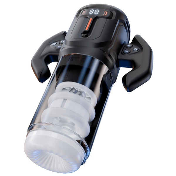 Turbo - Thrusting & Rotating Male Masturbator (Black)