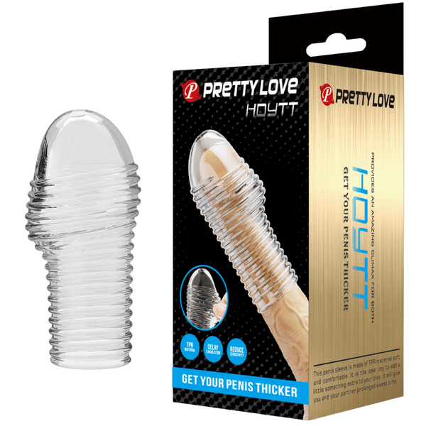 Penis Sleeve - Hoytt (Clear)-BI-026291M