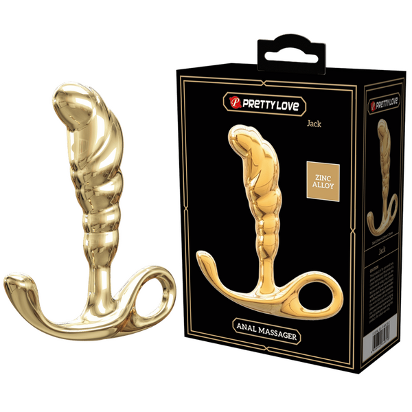 Anal Massager Probe - Jack (Gold)-BI-040202
