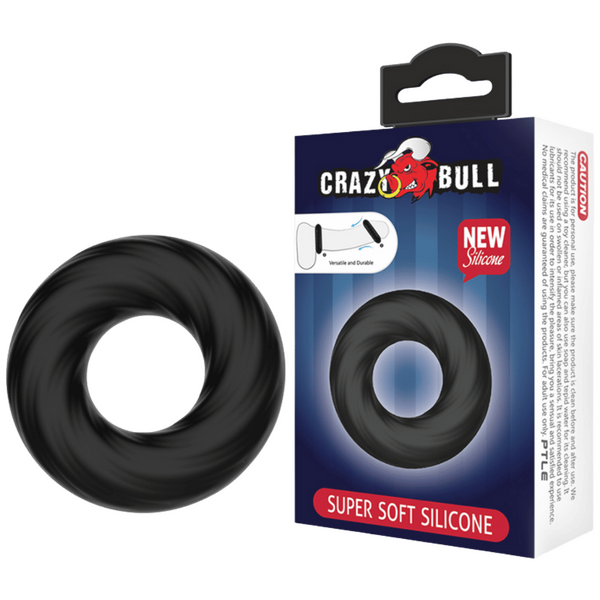 Super Soft Silicone Cockring - Twist-BI-210181