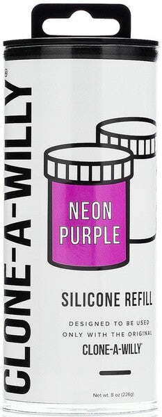 Clone-A-Willy Silicone Refill (Neon Purple)-EL-CW-LNPR