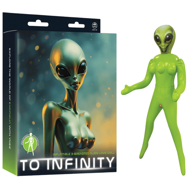 Inflatable 3-Breasted Alien Love Doll - (Ynez Standing)-FDDR035SFA-005
