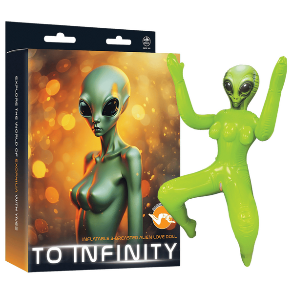 Inflatable 3-Breasted Alien Love Doll - (Ynez Doggy Style)-FDDR041SFA-005