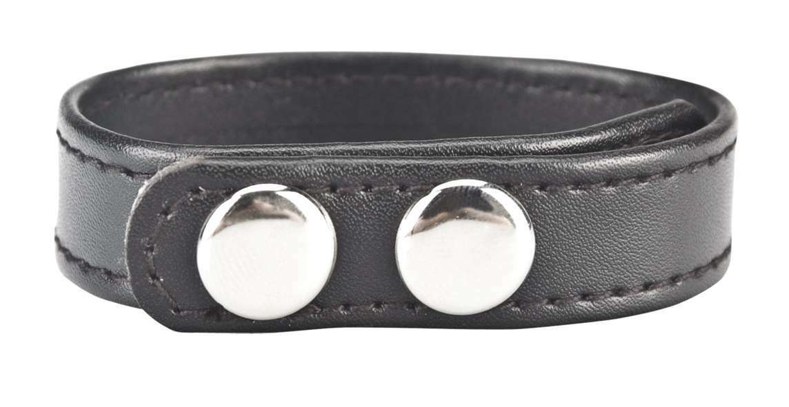 BLUE LINE C&B GEAR Snap Cock Ring 20cm Black Adjustable Cock Ring