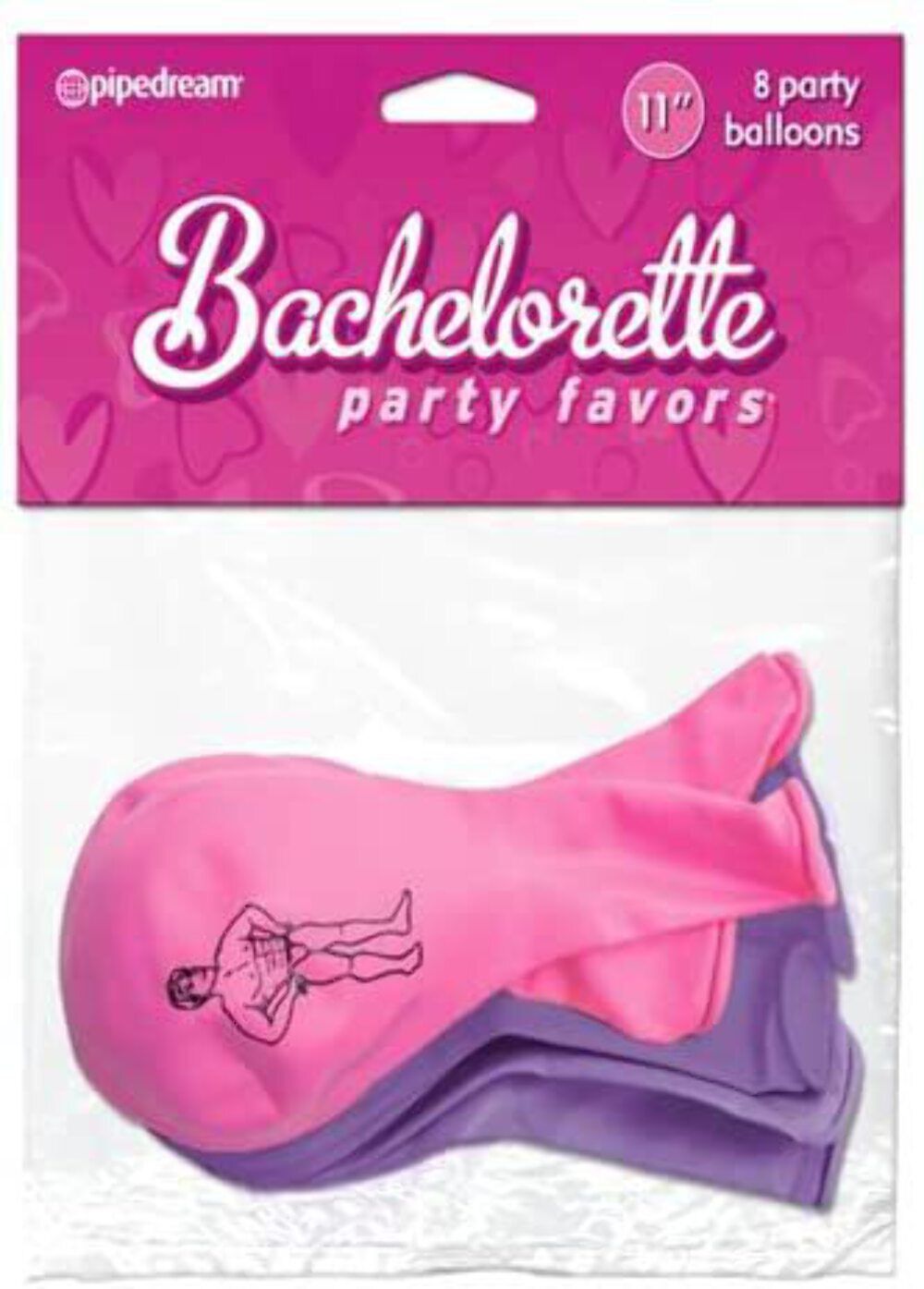 Male Stripper Balloons Bachelorette Party Favors