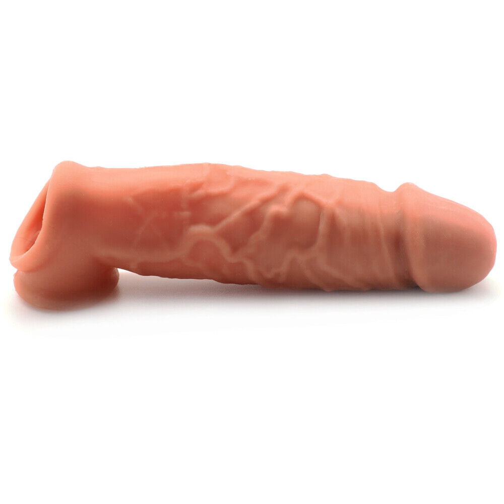 5.9'' Brown Color Penis Extender Extensions Sleeve Ball Strap Delay Sex Toy