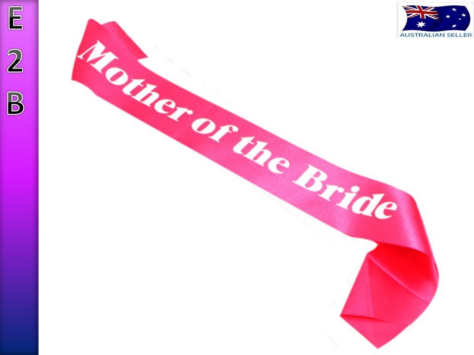 Wedding Sashes Engagement Bride To Be Bridesmaid Its My Hens Bitches Party Sash 'Mother Of The Bride'