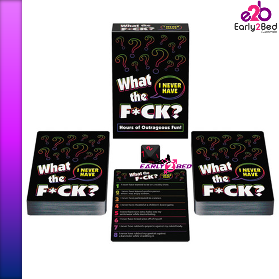 What the F-ck Fck F*ck Fk - I Never Have Game Adult Fun Friend F*cking Card Game