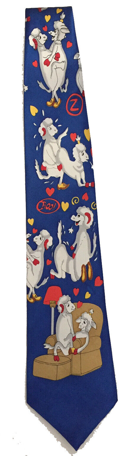 Fck F*cking Sheep Sex Position Tie Unique Novelty Fun Birthday Gag Gift Tie