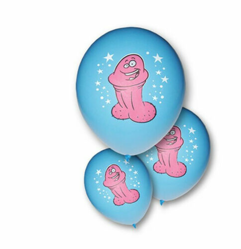 Bachelorette Willy Pecker Penis Balloons Hens Bridal Showers Adult Party 6 Pack