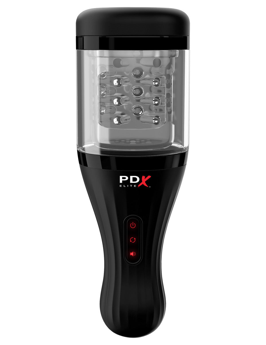 Pipedream Extreme Toyz Elite Talk Dirty Rotobator - USB Rechargeable Powered Masturbator with Sound Effects - Early2bed